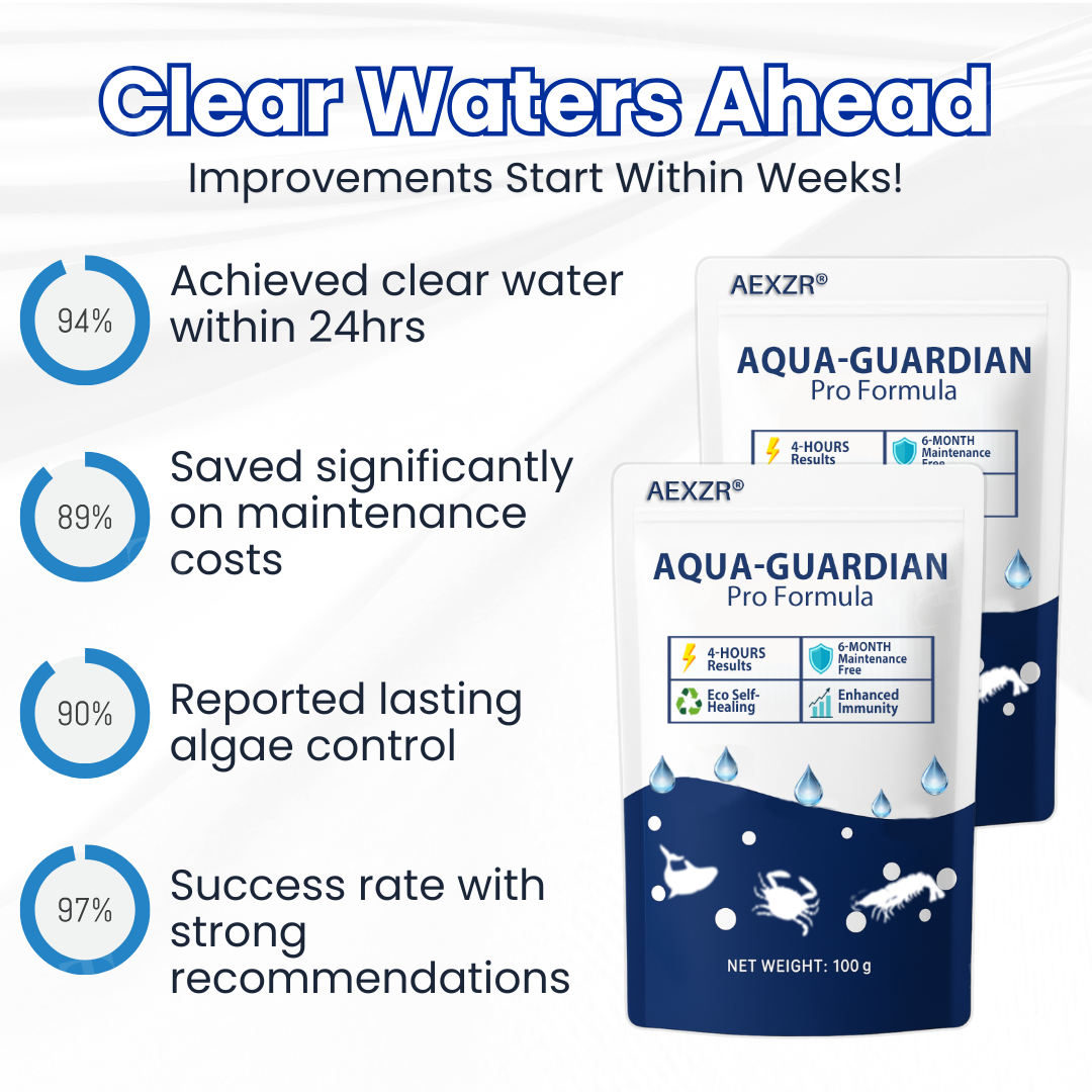 AEXZR® Aqua-Guardian Pro Formula🐟 From Swampy Green to Crystal Clear💧 – Fast-Acting & Safe for Animals