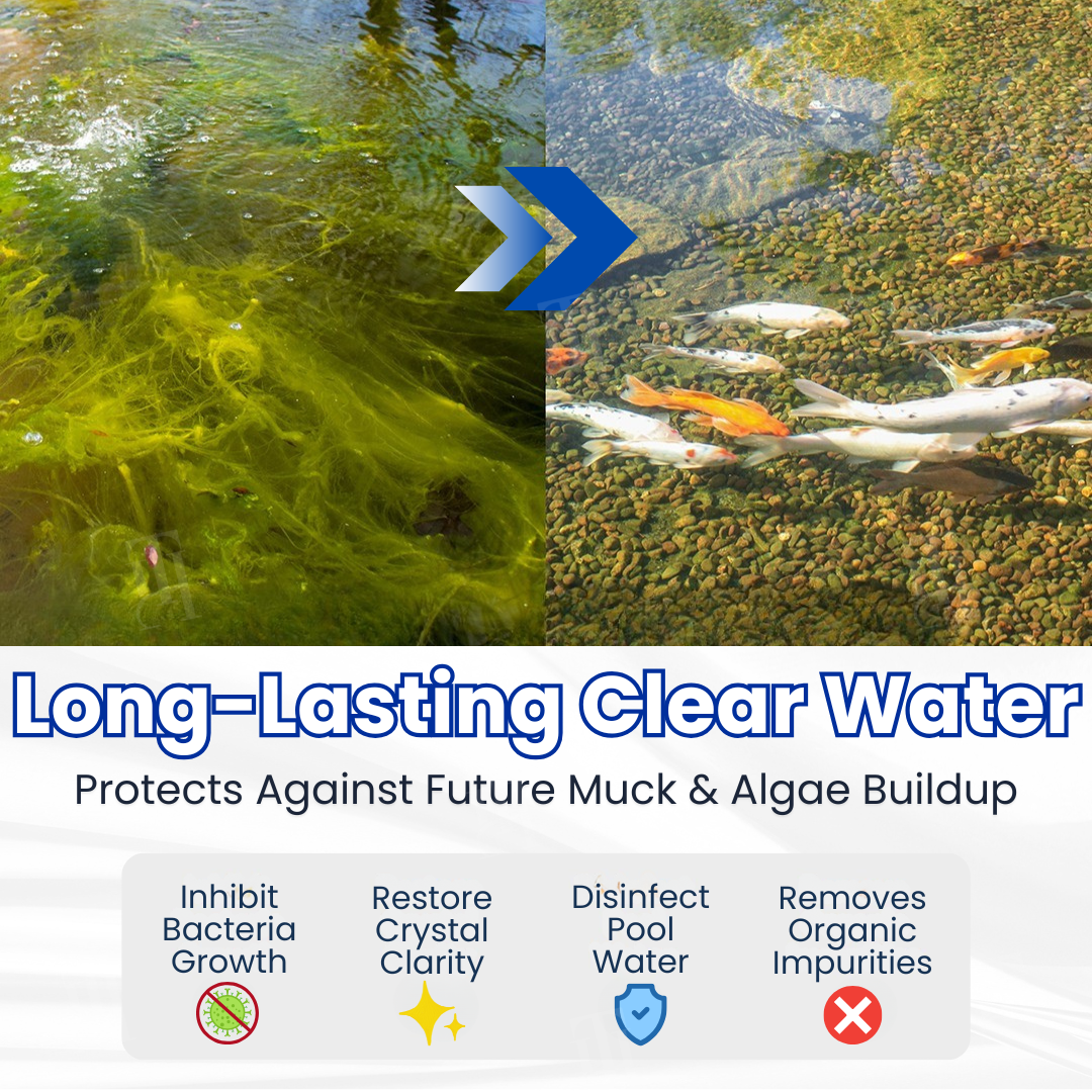 AEXZR® Aqua-Guardian Pro Formula🐟 From Swampy Green to Crystal Clear💧 – Fast-Acting & Safe for Animals