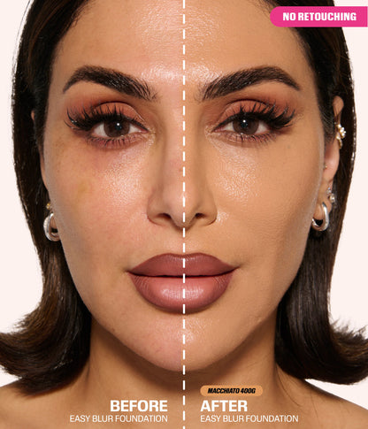 Huda Beauty Easy Blur Natural Airbrush Foundation with Niacinamide - Milkshake