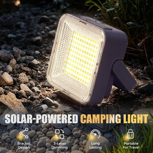 Flash Sale ⏰Buy 2 Get 1 Free🌟Portable & Waterproof Solar-Powered Camping Light